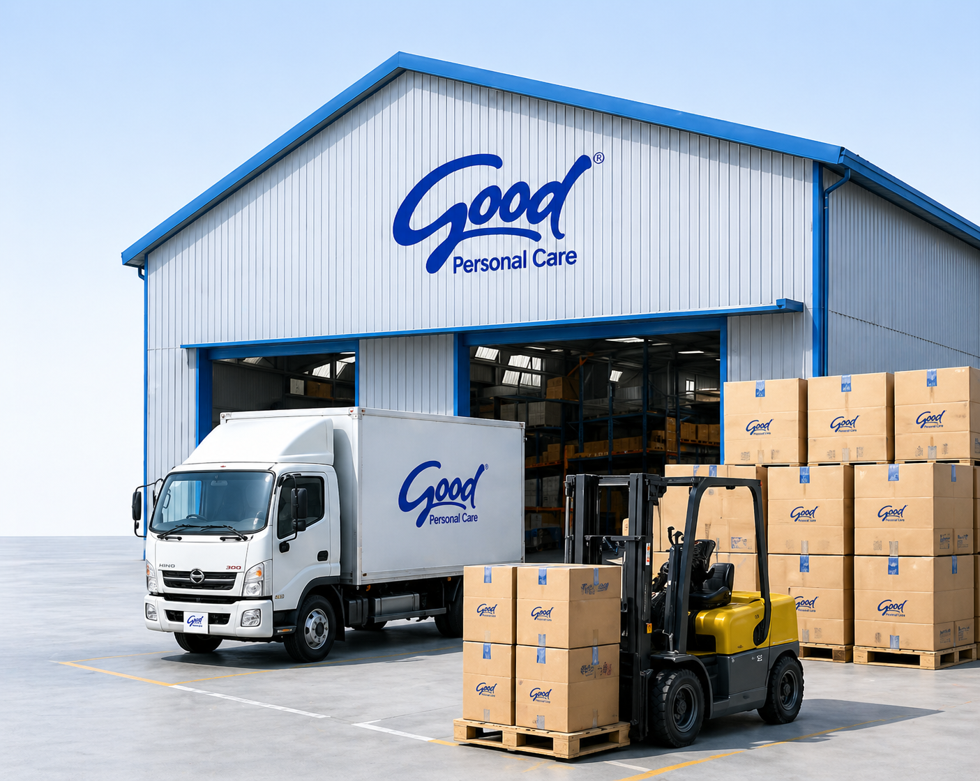 Gudang distribusi untuk peluang distributor Good Personal Care